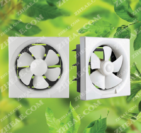 Steel shutter air-pressure ventilating fan